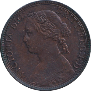 1876 FARTHING ( EF )