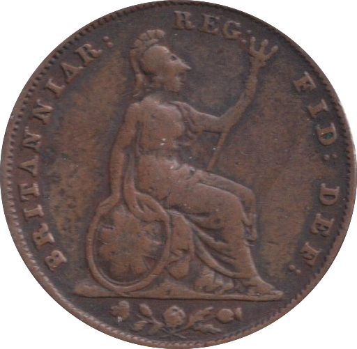 1854 FARTHING ( GF )