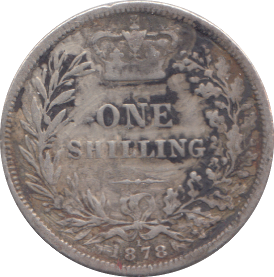 1878 SHILLING ( FINE )