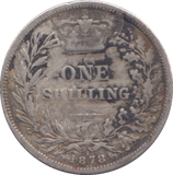 1878 SHILLING ( FINE )