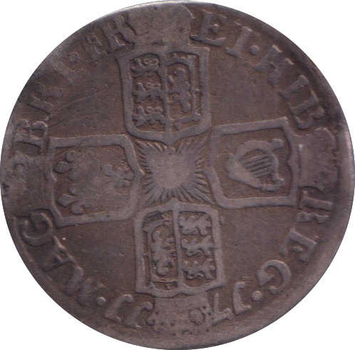 1711 SIXPENCE ( NF )