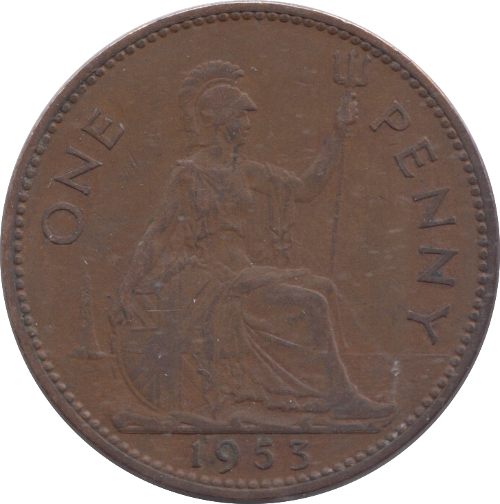1953 PENNY ( EF )