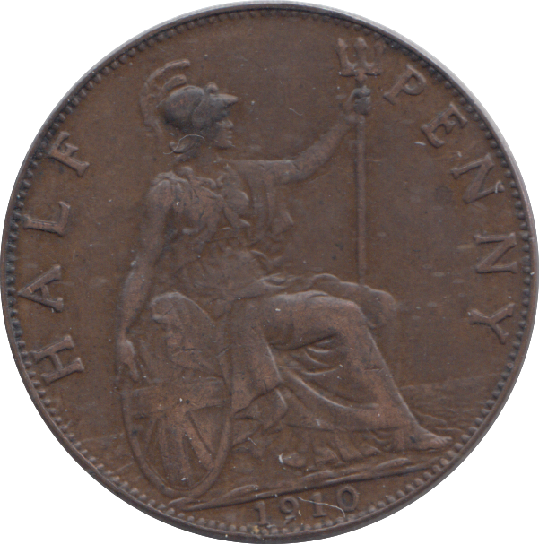 1910 HALFPENNY ( GVF )