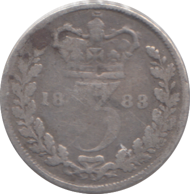 1883 THREEPENCE ( NF )