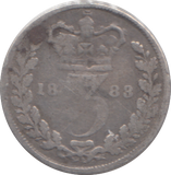 1883 THREEPENCE ( NF )