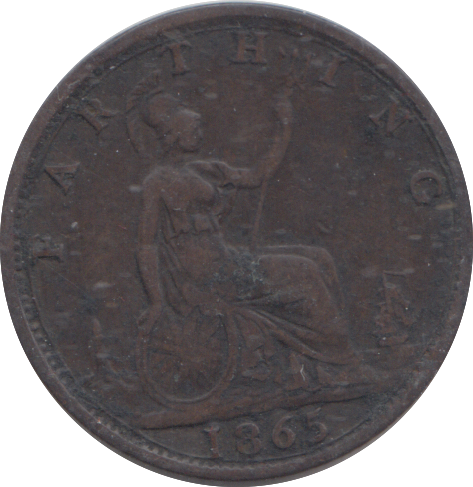 1865 FARTHING ( GF )