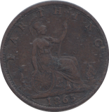 1865 FARTHING ( GF )
