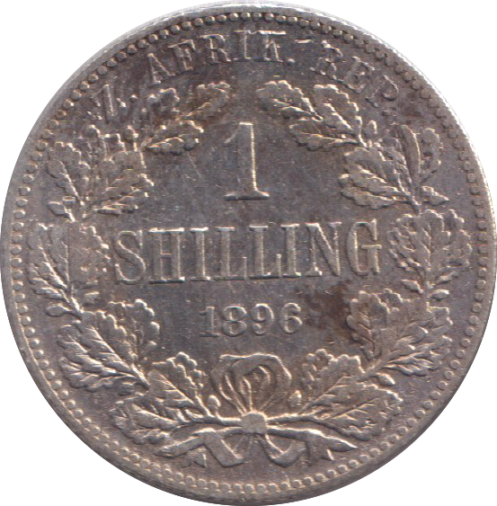 1896 SILVER SHILLING SOUTH AFRICA