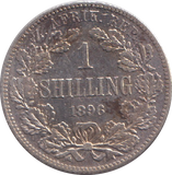 1896 SILVER SHILLING SOUTH AFRICA