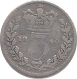 1840 THREEPENCE ( FINE )