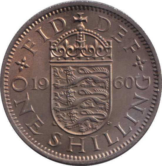1960 ENGLISH SHILLING ( UNC )