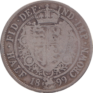 1899 HALFCROWN ( FINE )