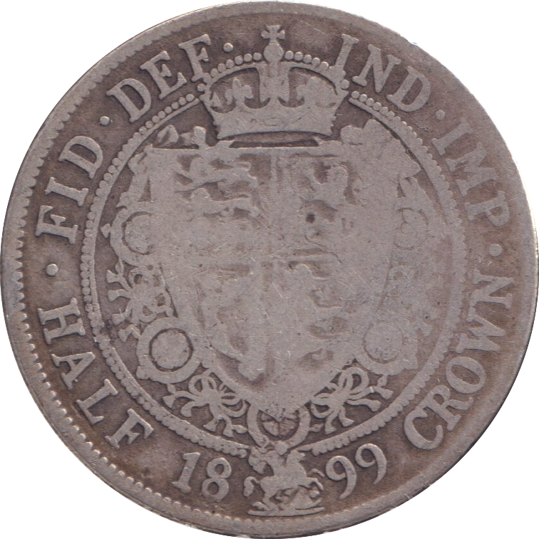 1899 HALFCROWN ( FINE )