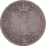 1899 HALFCROWN ( FINE )