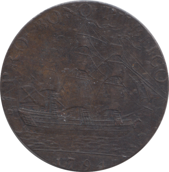 1791 GLASGOW HALFPENNY TOKEN