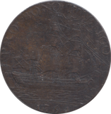 1791 GLASGOW HALFPENNY TOKEN