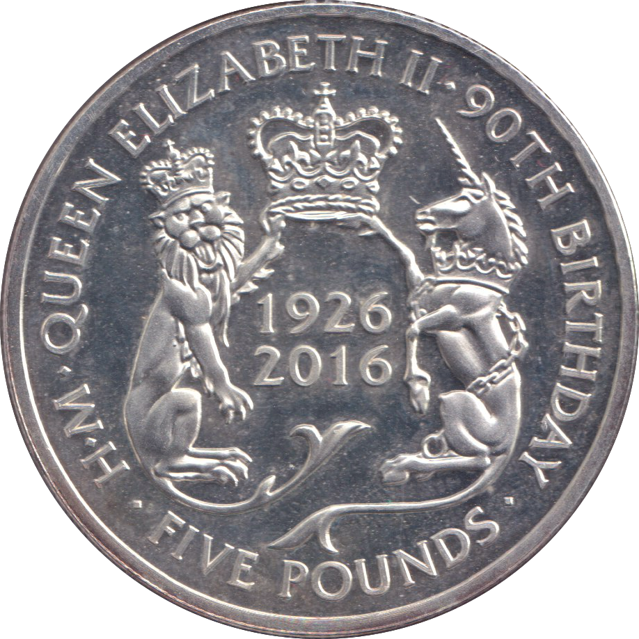 2016 SILVER FIVE POUNDS