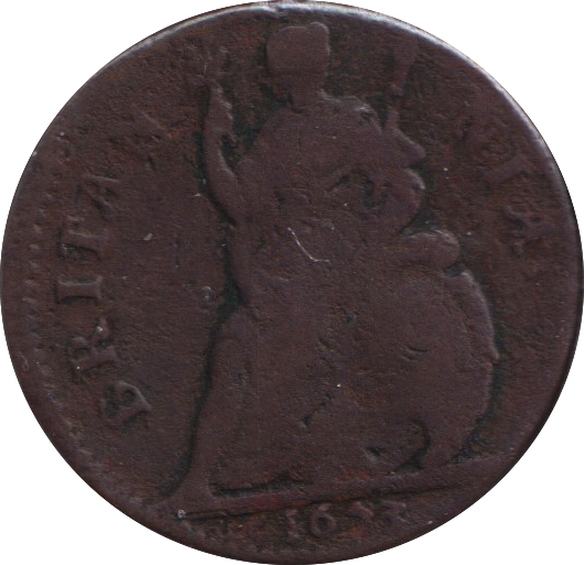 1673 FARTHING ( FINE )