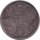 1912 SILVER RUPEE INDIA