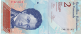 2012 VENEZUELA 2 BOLIVARES BANKNOTE REF-1847