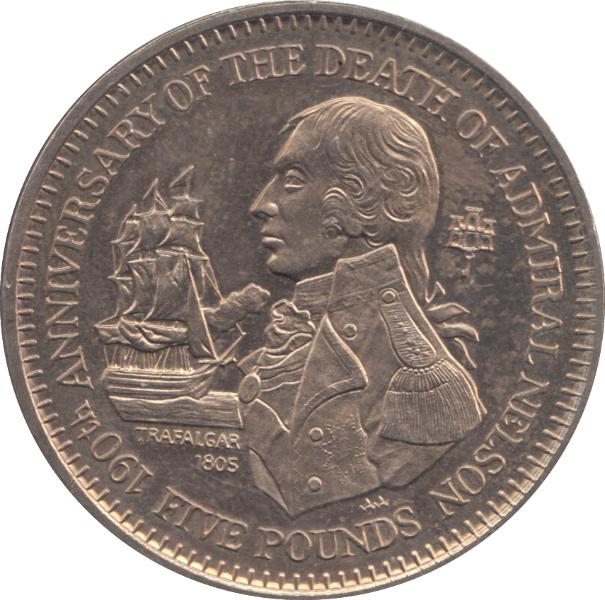 1995 5 POUNDS GIBRALTAR