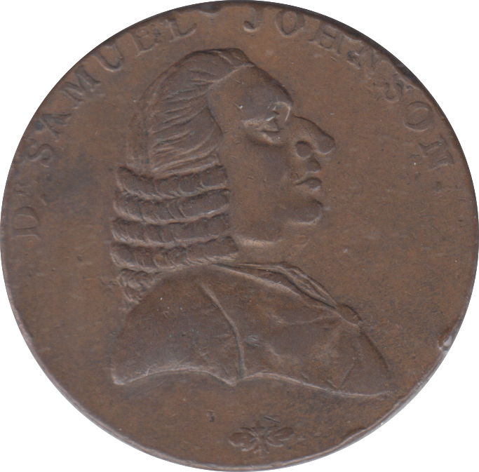 1793 SAMUEL JOHNSON HALFPENNY TOKEN