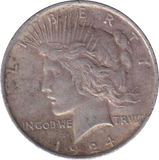 1924 SILVER DOLLAR USA