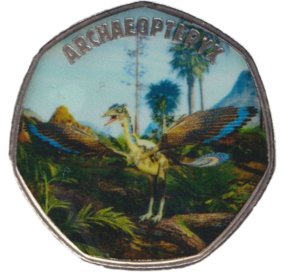 2019 50P SHAPED COIN LAND OF HOPE AND GLORY