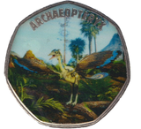 2019 50P SHAPED COIN LAND OF HOPE AND GLORY
