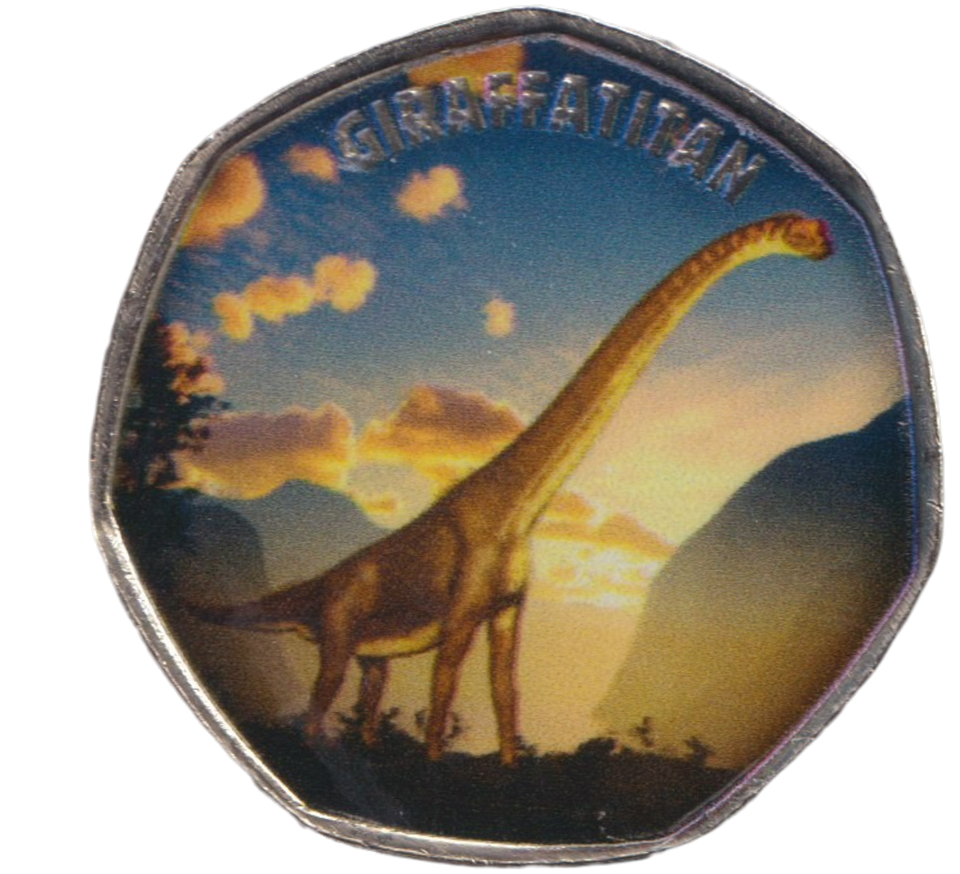 2019 50P SHAPED COIN LAND OF HOPE AND GLORY
