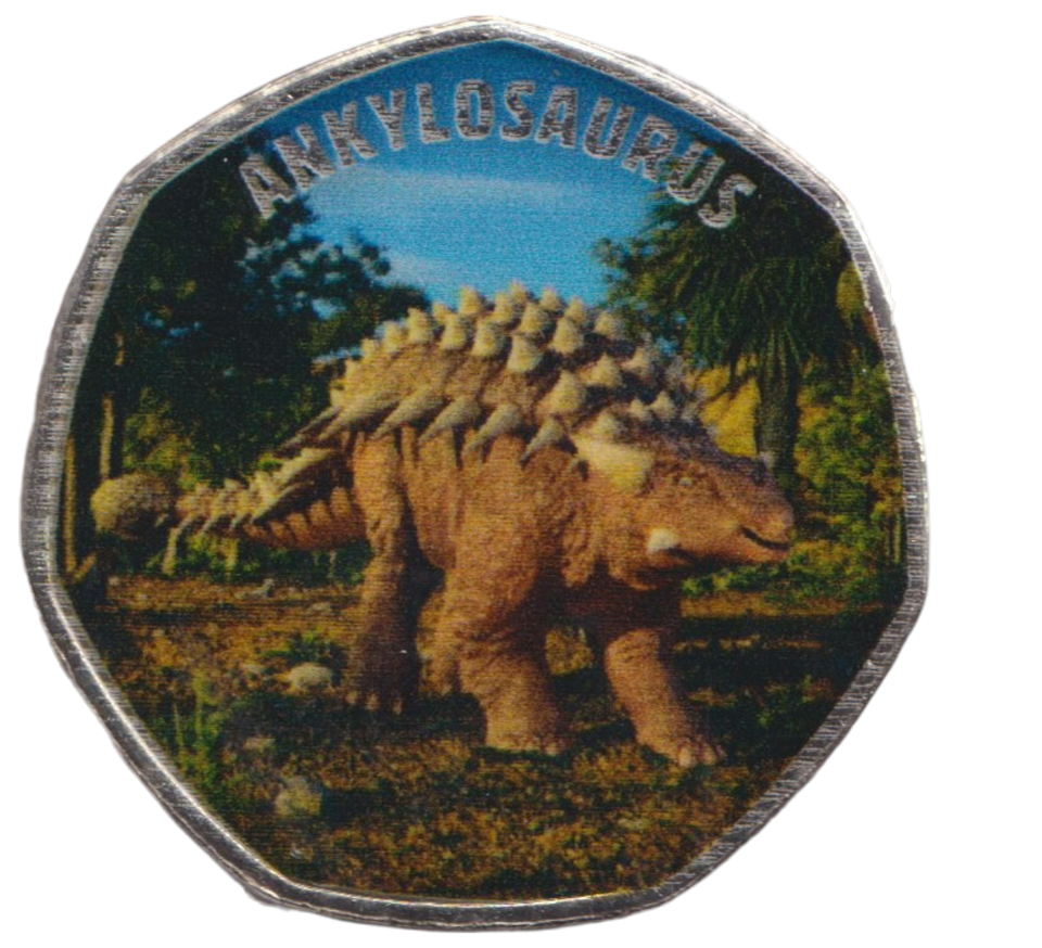 2019 50P SHAPED COIN LAND OF HOPE AND GLORY