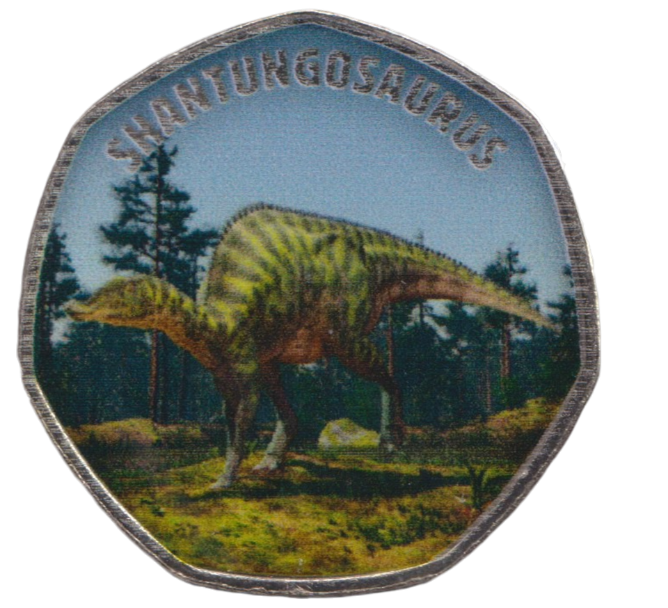 2019 50P SHAPED COIN LAND OF HOPE AND GLORY