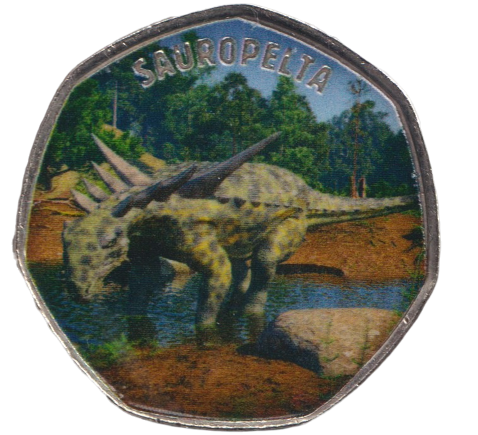 2019 50P SHAPED COIN LAND OF HOPE AND GLORY