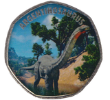 2019 50P SHAPED COIN LAND OF HOPE AND GLORY