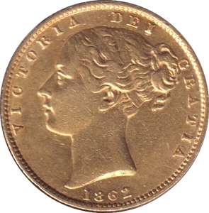 1862 GOLD SOVEREIGN ( EF )