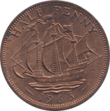1963 HALF PENNY ( UNC )