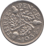 1934 SIXPENCE ( AUNC )