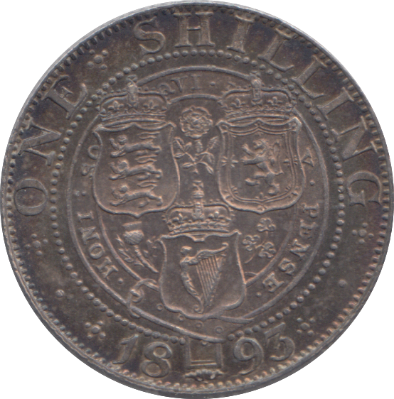 1893 SHILLING ( EF )