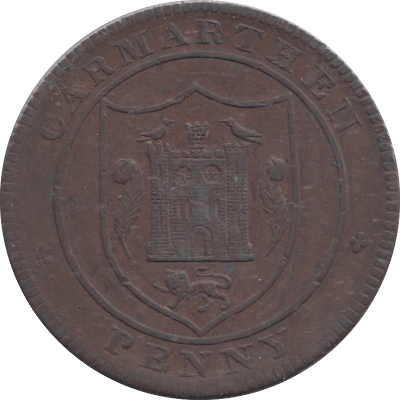 1813 CARMARTHEN PENNY TOKEN