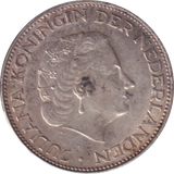 1962 2 1/2 GULDEN NETHERLANDS