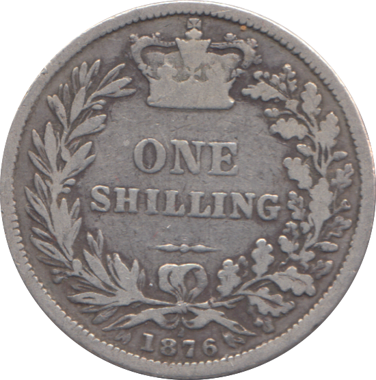 1876 SHILLING ( FINE )