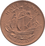 1960 HALF PENNY ( UNC )