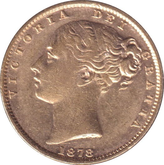 1878 GOLD SOVEREIGN ( GVF )