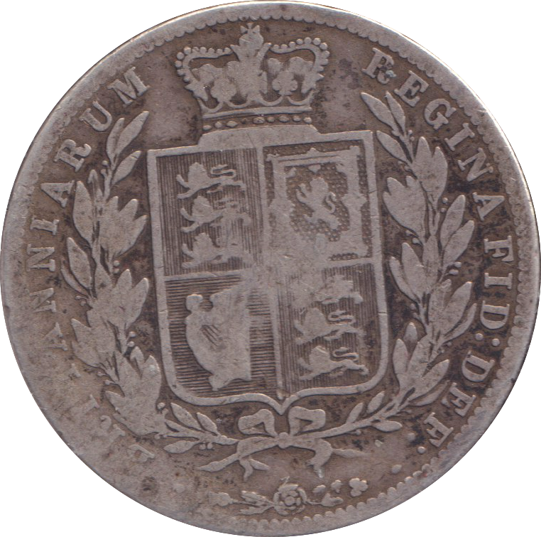1876 HALFCROWN ( FINE )