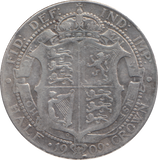 1909 HALFCROWN ( FINE )