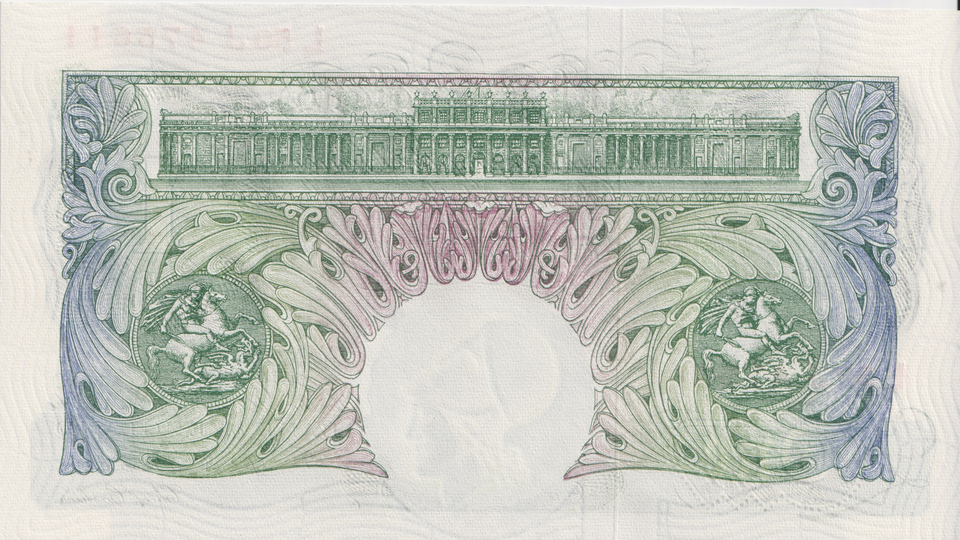 ONE POUND BANKNOTE BANK OF ENGLAND BEALE £1-10
