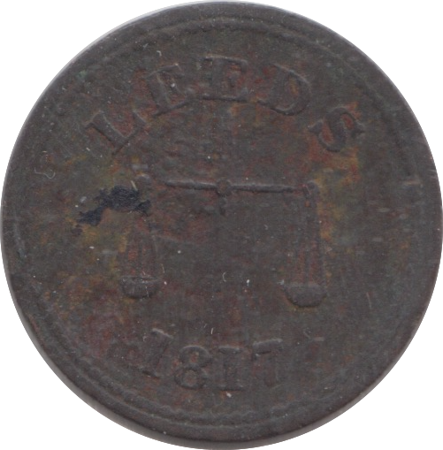 1817 LEEDS FARTHING TOKEN
