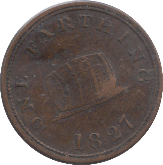 1827 MARSH FARTHING TOKEN