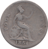 1854 FOURPENCE ( NF )