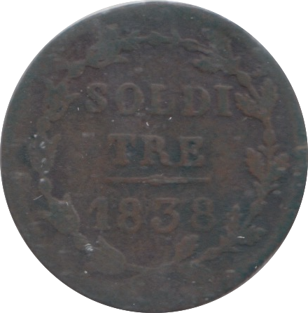 1838 TICINO 3 SOLDI